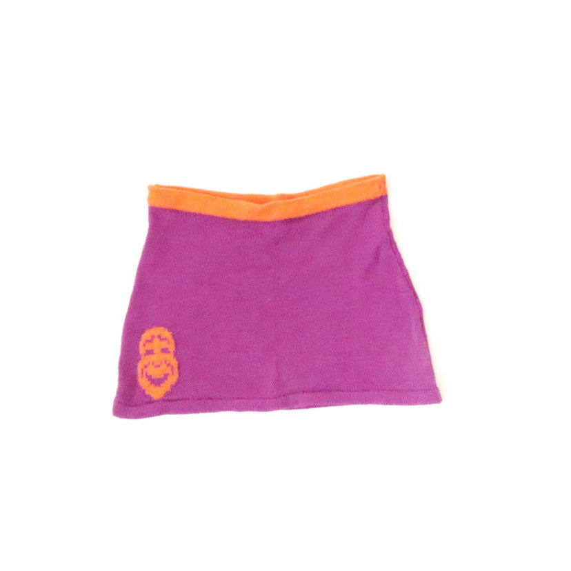 'High Drama' Mini Skirt - Purple/Orange