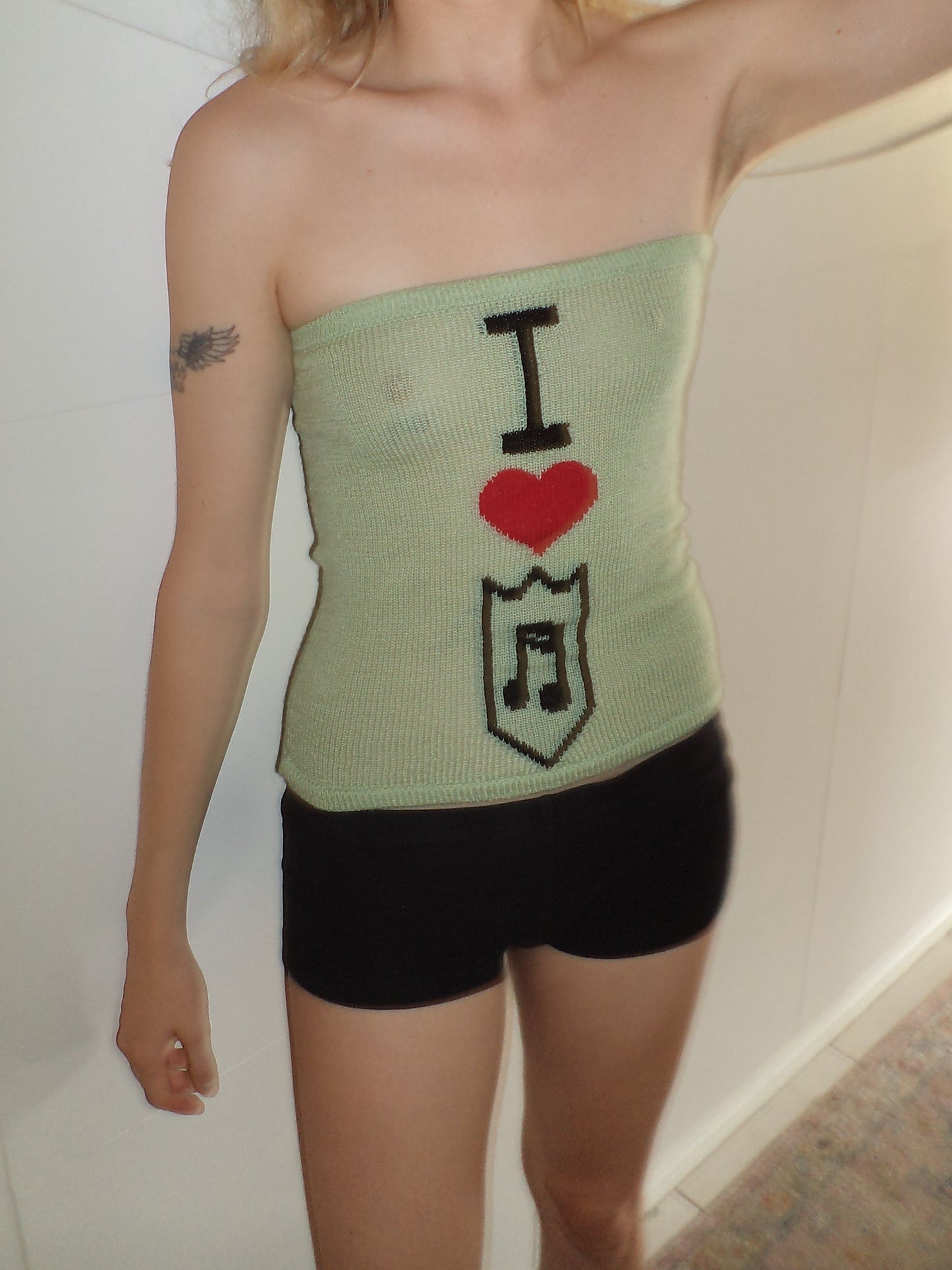 I <3 Music Tube - Mint