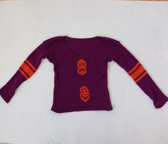 'High Drama' Long Sleeve -Purple/Orange