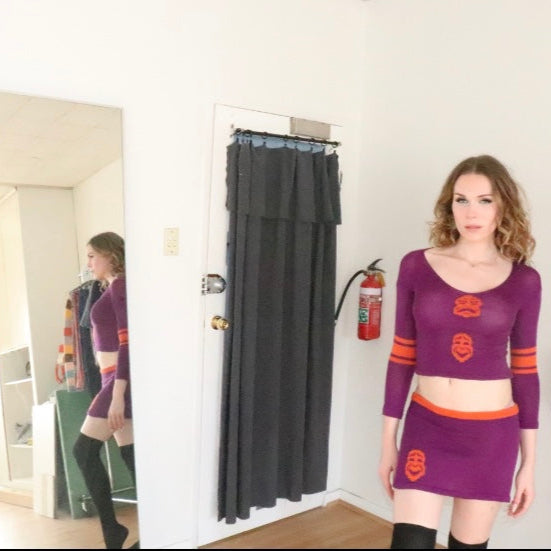 'High Drama' Long Sleeve -Purple/Orange